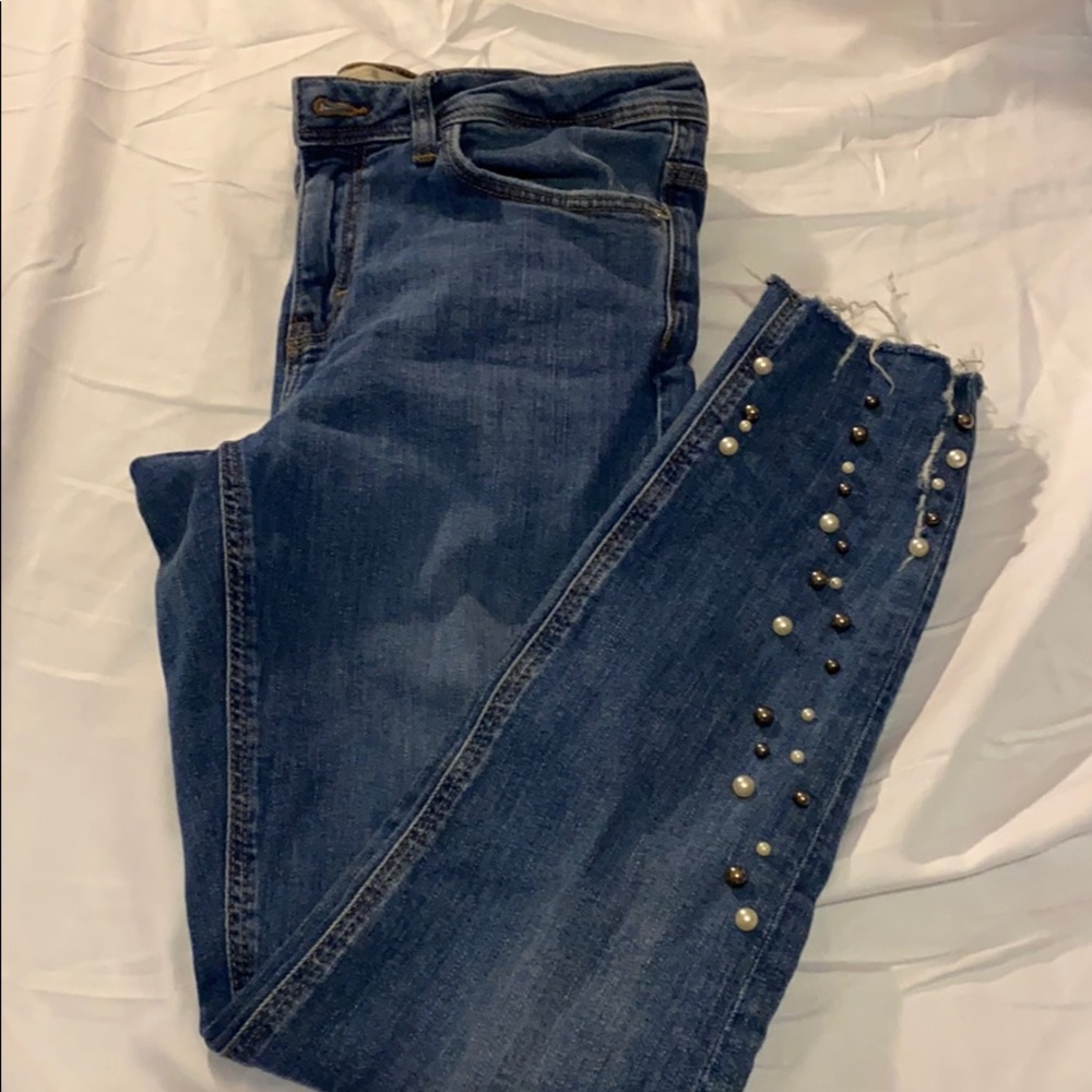 Zara Beaded Jeans